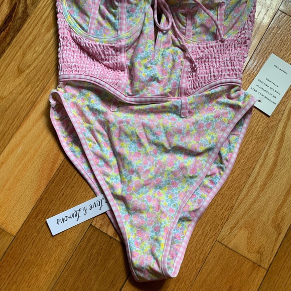 For Love and Lemons Hydrangea Blooms One Piece Swim - Picture 9 of 16